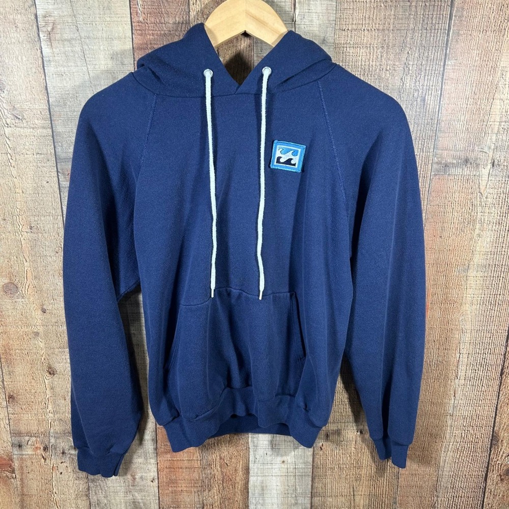 Vintage 90s Billabong Hoodie USA Made Hanes Surf Skate Sweatshirt Large Beach